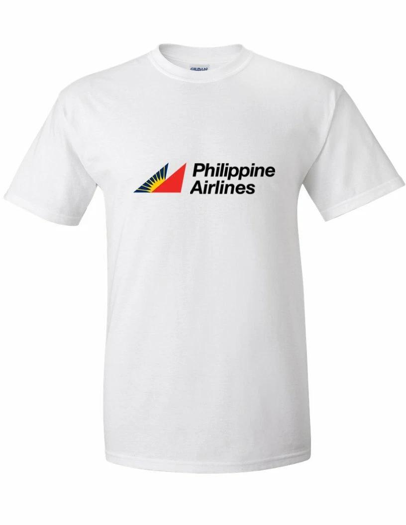 Philippine Airlines Retro Logo Tee Filipino Red Yellow White Cotton T-Shirt XL