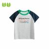 27Kids Summer Children's Clothing Kidsren's Pure Cotton Short-Sleeved T-Shirt Boys' Half-Sleeved Letter Boys' Raglan Sleeve Tops