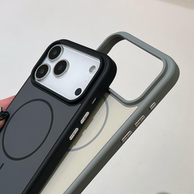 Big Window Liquid Silicone For Magsafe Phone Case For iPhone 17 Air 16 15 14 13 Pro Max Official Soft Protector Shockproof Cover