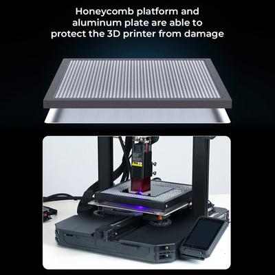 Creality Laser Engraver Honeycomb Working Table Workbench 235x235mm Aluminum Panel Board Platform