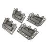 4 Set Maniglie Interne Porta Anteriori Posteriori Sinistra Destra Funzionamento Fluido 1JV461J3AA per Grand Cherokee dal 2005 al 2011