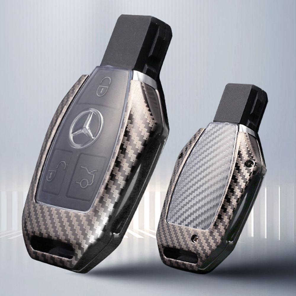 Funda de Cubierta de Caja de Llave Remota de Coche de Aleación Para Mercedes Benz Clase A B C E GLS GLA GLK GLC CLS CLA AMG W204 W205 W212 W463 W176 BF1 c2