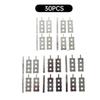 30 Pcs 18650 Lithium Battery Nickel Sheet 5Set Polygonal Battery Nickel Sheet For Spot Welding Machine Batteries Connection Sheet