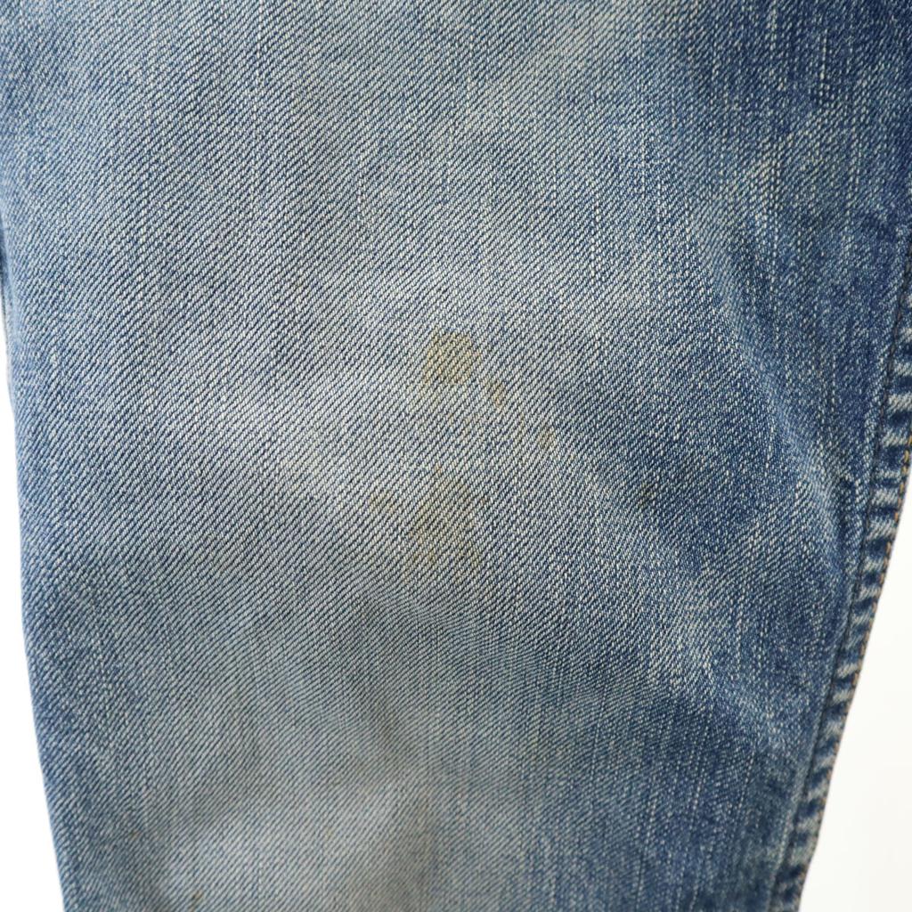 Johnbull Straight denim pants Stainless Steel Jeans button fly Men's Used