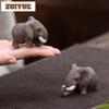 Yixing Zisha Elephant Tea Pet Handmade Lucky Model Tea Figurine Play Toys Tea Statue Ornaments Tea Table Supplies Decoration