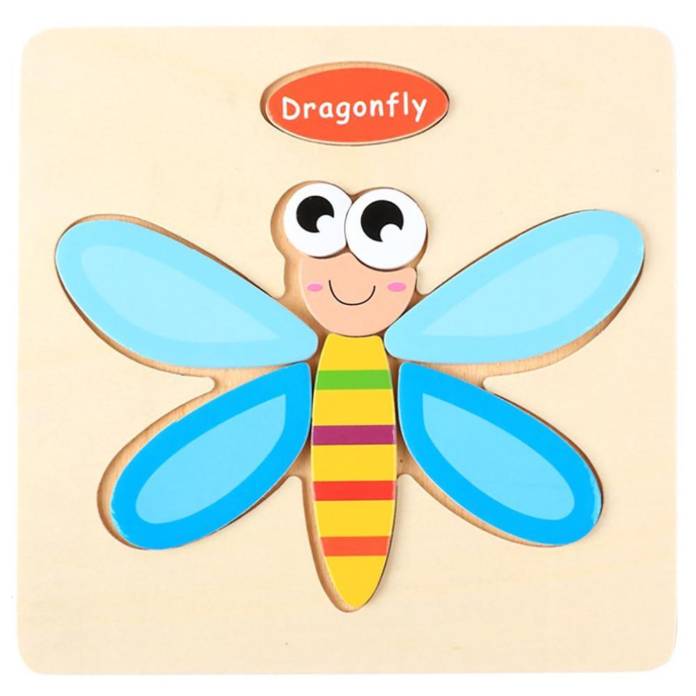Wooden Puzzle Educational Developmental Baby Kids Training Toy