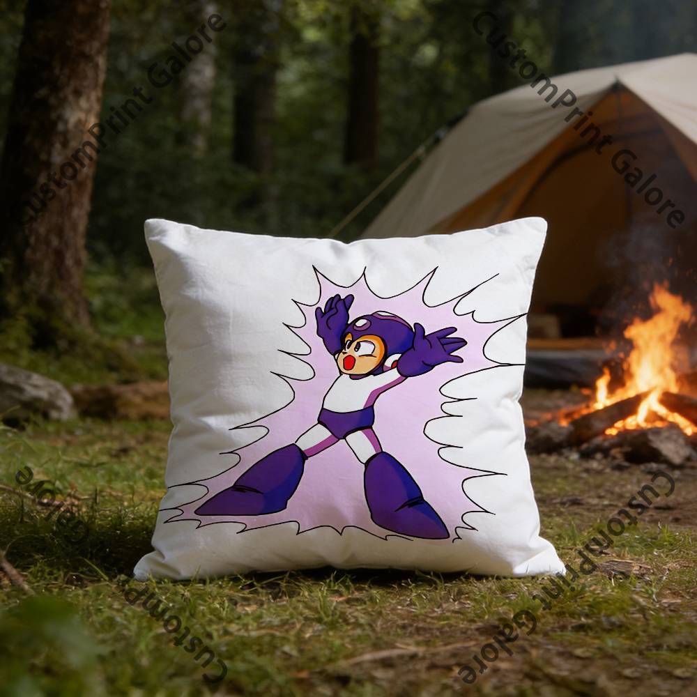 MMegaS NNapalm Man  Polyester Printed Pillow Cover Square       cm Soft for Sofa Bed Car Home Decor