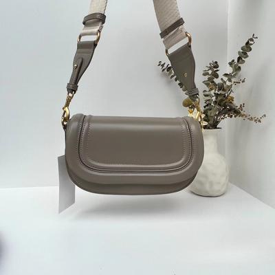 Široký ramenní popruh Podpažní sedlová taška, Módní luxusní PU kůže Crossbody taška, Trendy malé tašky na mobilní telefon