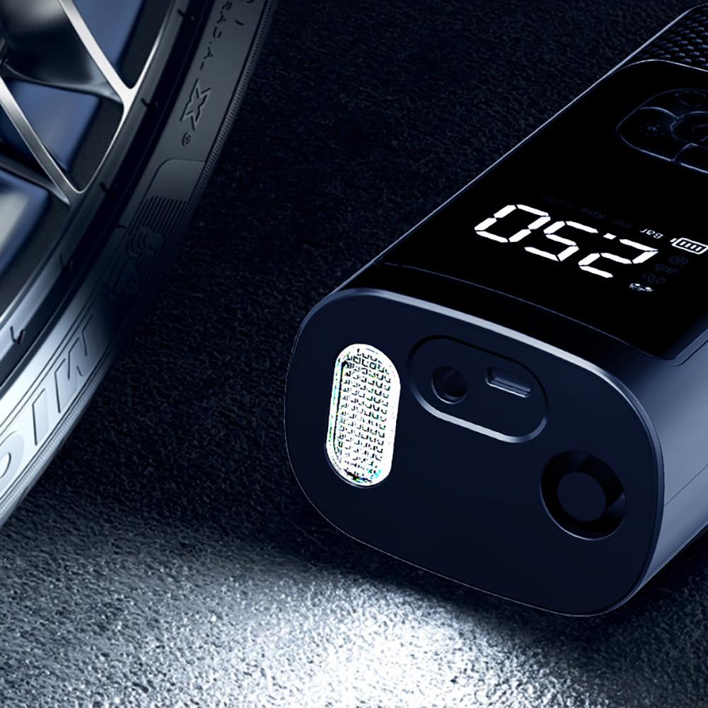 Car Tire Inflator Portable Air Compressor Rechargeable 4500mAh Battery LCD Display Electric Tire Pump With LCD Display 3-150PSI