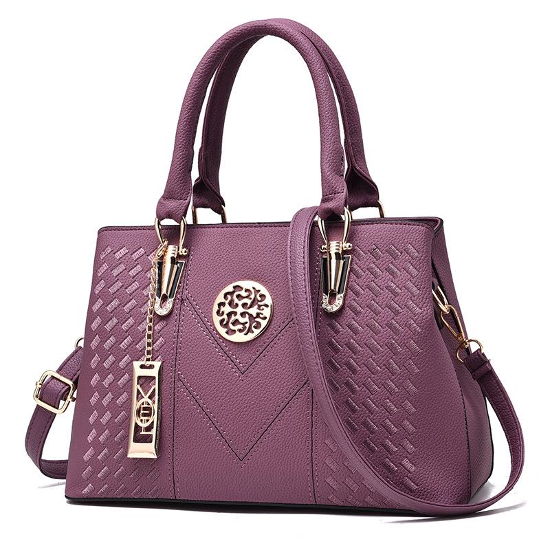 Stickerei Taschen Damen Leder Handtaschen KTY