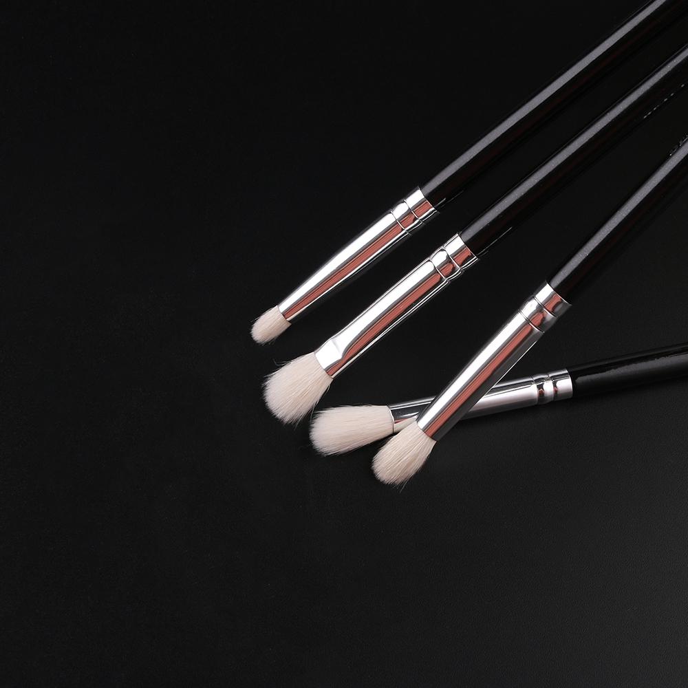 EILI Black 23 Pcs Make Up Brushes Tools Foundation Eyeshadow Eyelash Eyebrow Brush Professional Makeup Brushes Set Natural Hair