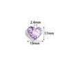 20Pcs 17x19mm Colored Acrylic Cut Heart Beads Large Hole Loose Beads For DIY Fashion Bracelets Phone Chain Making Accessories