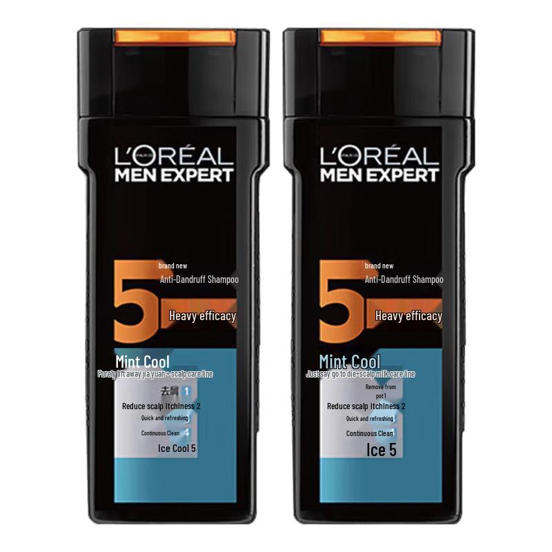 

L Oreal Men s 5-in-1 Anti-Dandruff Shampoo