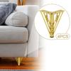 Replacement Furniture Legs Metal Triangle Cabinet Feet Set for Furniture Lifting Durable Sofa Table Bookcase Parts