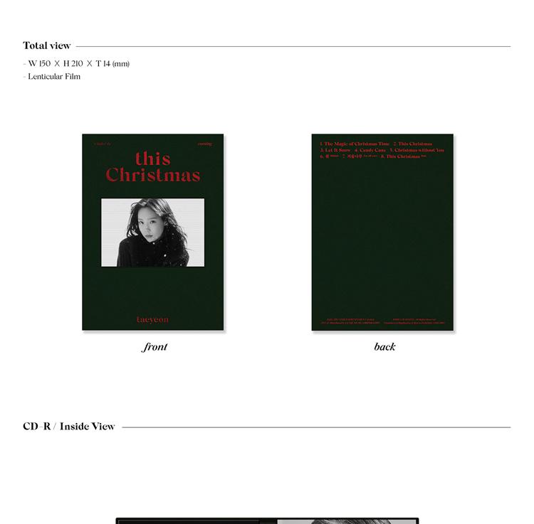 TAEYEON of Girls' Generation (SNSD) [This Christmas - Winter Is Coming] Winter Special Album