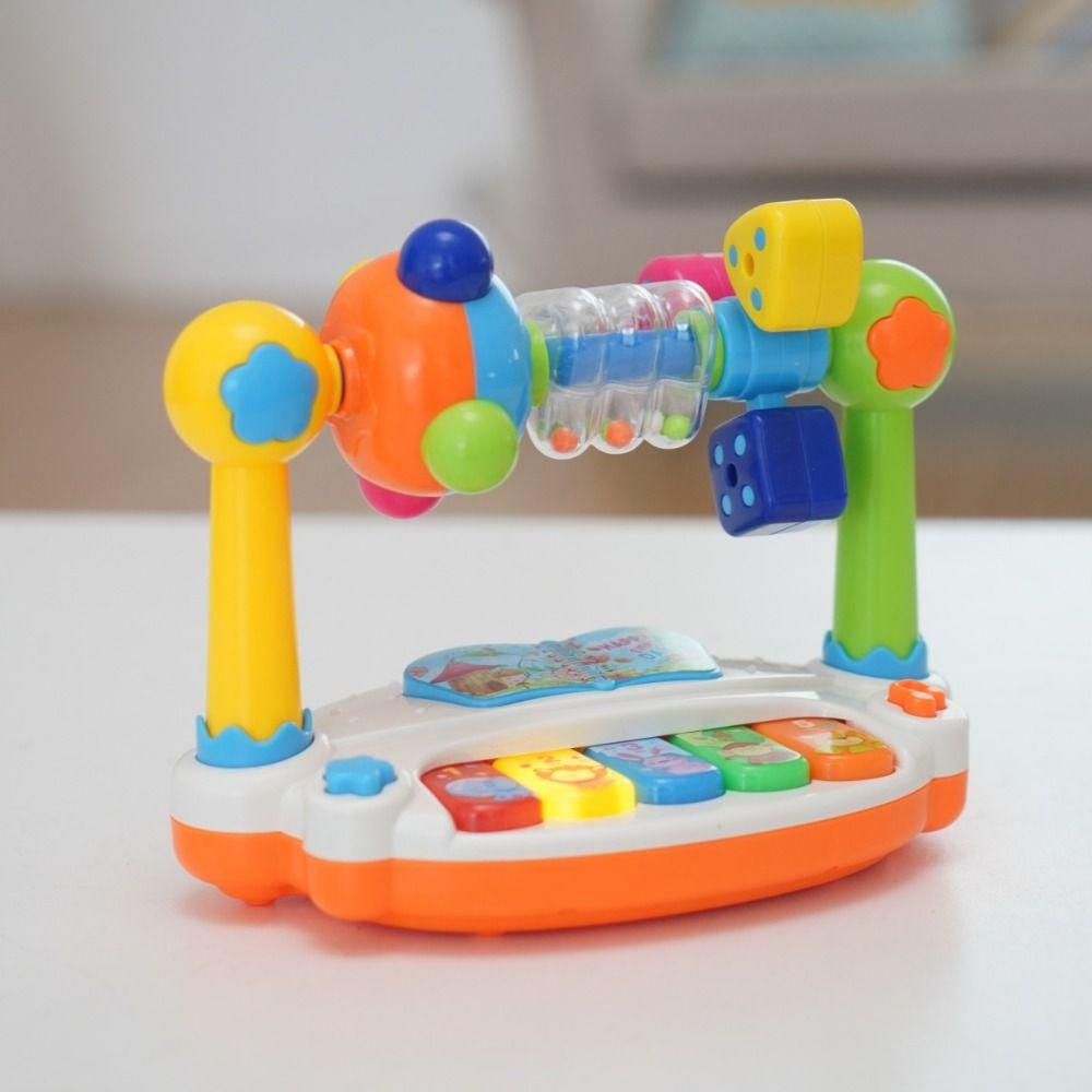 Animal Print Baby Piano Toys Light Sound Baby Musical Toy Baby Music Keyboard  Gift