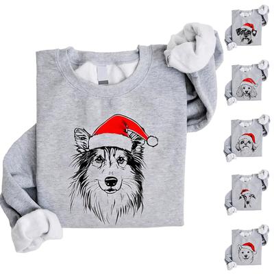 Vianočné tričká a mikiny, dámske mikiny, mikiny cez hlavu s dlhým rukávom, dámske topy s dlhým rukávom