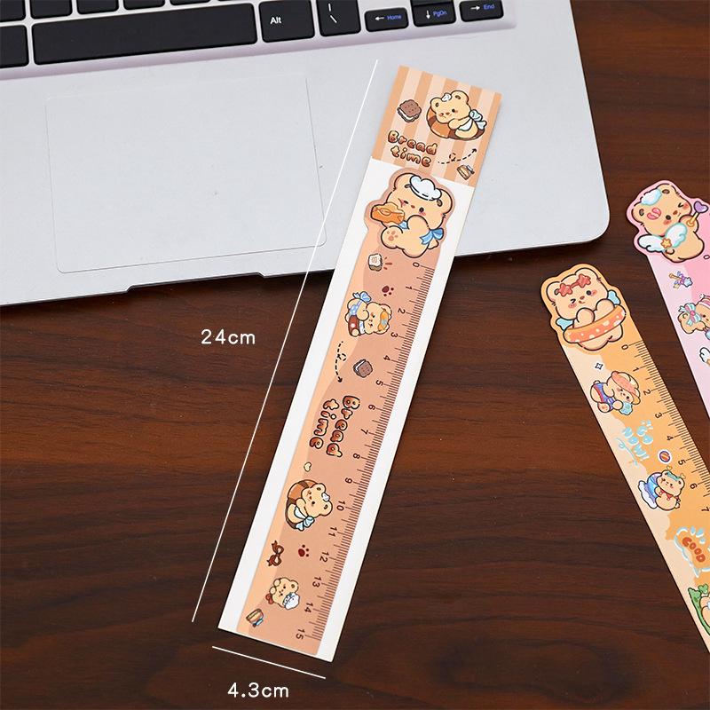 Christmas Magnetic Bookmark: Cute, Soft, Portable Ruler - Perfect Stocking Stuffer for Students 15cm