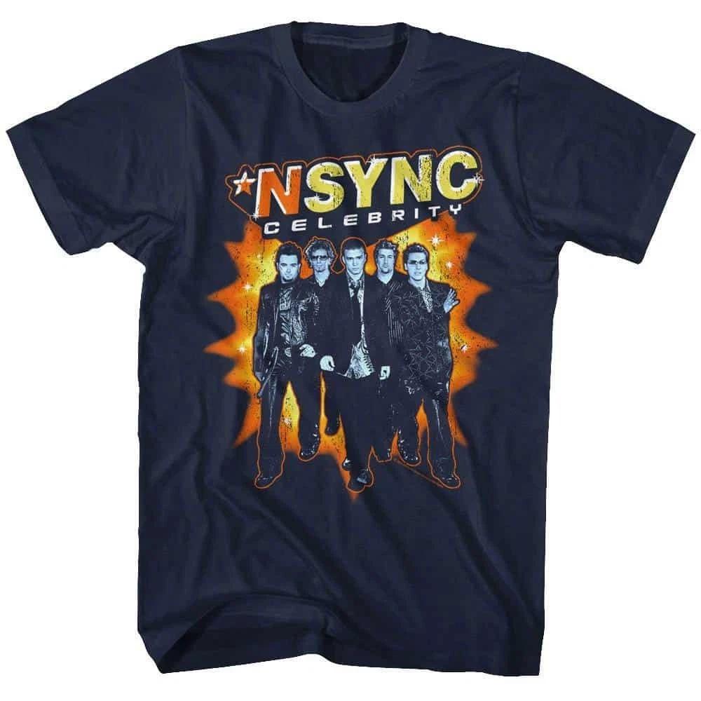 NSYNC Celebrity Explosion Men s T Shirt 2XL