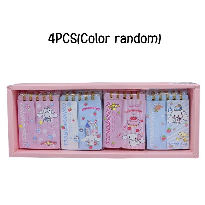 

Милый мультяшный блокнот А7 на спирали для студентов, портативный и сюрпризный канцелярский подарок Cinnamoroll