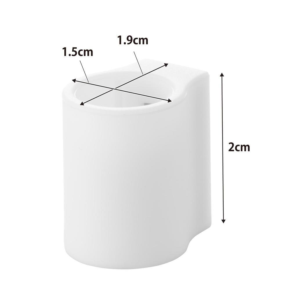 Yamazaki Magnet Pen Holder Set of 4 W1.5×D1.9×H2cm White Magnet Type 10733 Easy To Use Tower Pen Stamp Lipstick Storage