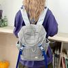 Rucksack, Outdoor-Wanderrucksack, Rucksack mit großem Fassungsvermögen und Klappdeckel mit Kordelzug