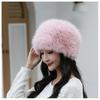Autumn and Winter New Imitation Mink Hat Women's Mongolian Hat Thickened Warm Hat Women's Imitation Fur Fashion Simple Bucket Hat