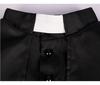 Medieval Priest Costume: Solid Color Clergy Robe & Cloak for Halloween & Christmas