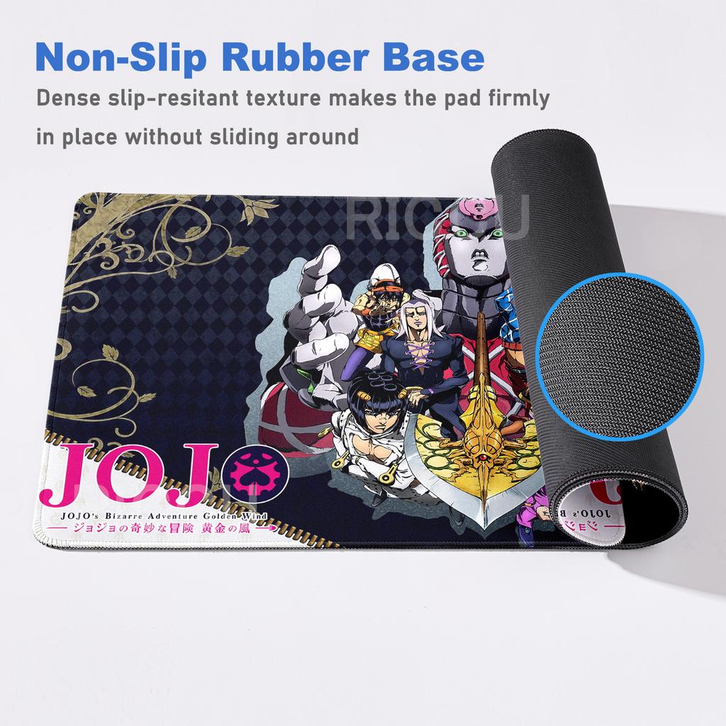 XXL HD Printing Rug JOJO Bizarre Adventure Mouse Pad Gamer Keyboard Pads Non-slip Mousepad Anime Gaming PC Accessories Desk Mat