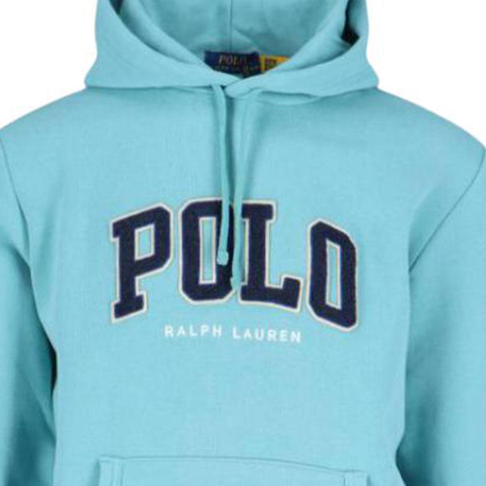 Polo Ralph Lauren Letter Embroidered Hooded Long Sleeve Sweatshirt Men Sweatshirt Blue 710959017-007