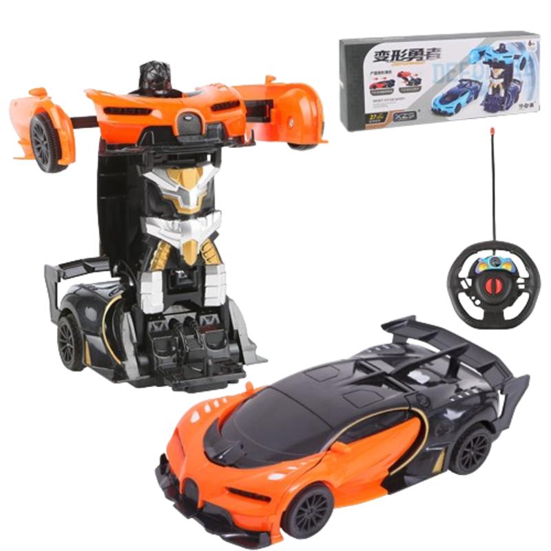2 In 1 Rc Car Transformation Robots Children Boys Toys Outdoor Control Remote