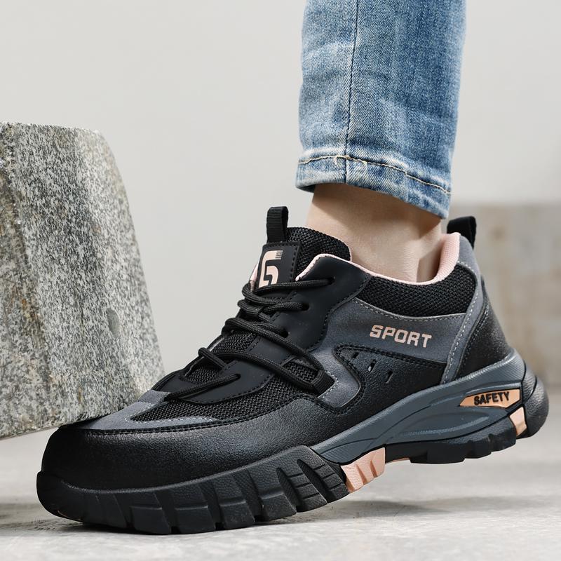 Work Safety Shoes For Men Women Steel Toe Shoes Work Sneakers Anti-smash Anti Puncture Indestructible Shoes Protection Boots