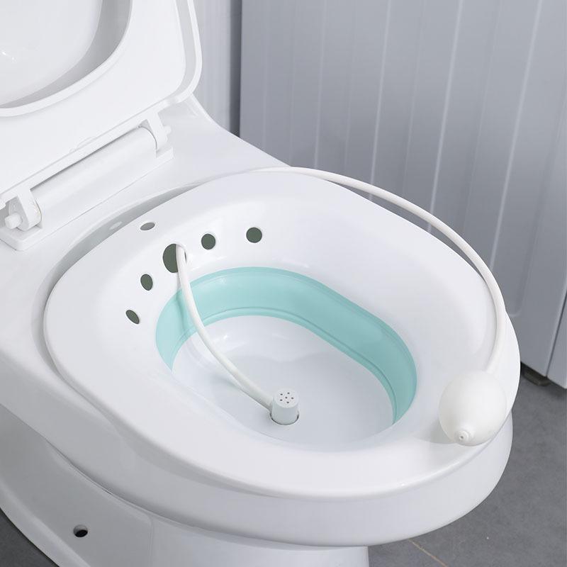 Portable Sitz Bath for Soothing and Hygiene: Ideal for Postpartum, Hemorrhoid Relief, Female Care, and Soaking.
