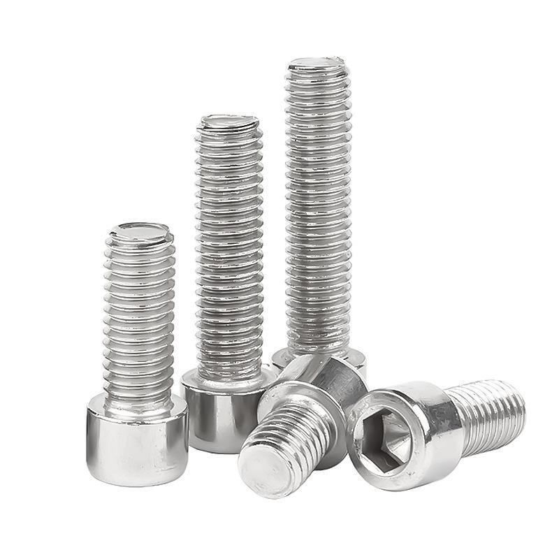 Yigu 201 Stainless Steel Cup Head Hexagon Screws and Bolts - M3, M4, M5, M6