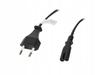 Kabel zasilający Lanberg CEE 7/16 -> IEC 320 C7 EURO (radiowy) 1,8m czarny