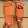Fashion Thick Platform Cloud Slippers Women Comfort Soft Sole Eva Home Slides Non Slip Bathroom Shoes Woman 2025 Summer Beach Flip Flops