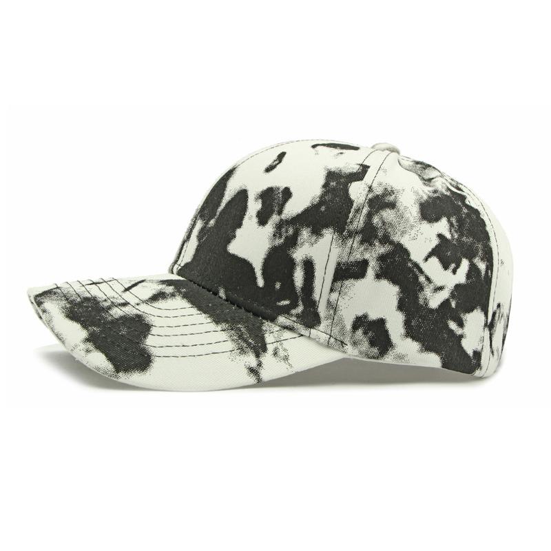 Tie-Dyed Baseball Cap Men Outdoor Sunscreen Sun Hat Women Graffiti Sunscreen Cap
