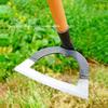 Shovel-shaped Hollow Hoe Weeding Rake Labor-saving Steel Weeding Hoe for Farm Gardening Soil Loosening Tools