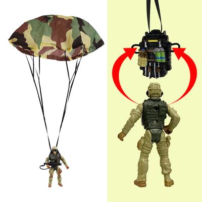 Parachute Toy Army Police Military Snow Navy Soldier Action Figure Toy Hand Throwing Kids Game for Boy Children Christmas Gift
