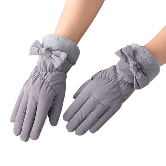Great Lady Mittens Plush Full Fingers Outdoor Gloves