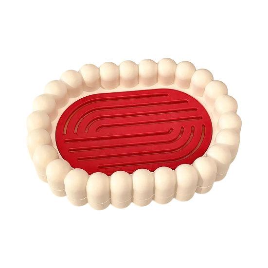 Yousheng Soap Box, with Hollow Drainage Layer Design, Matte Surface Soap Holder, for Home And Dormitory