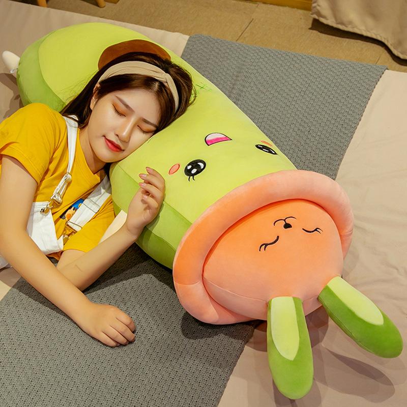 Cute Avocado Plush Toy Pillow Doll Doll Doll Girl Sleeping On The Bed Girl Super Soft