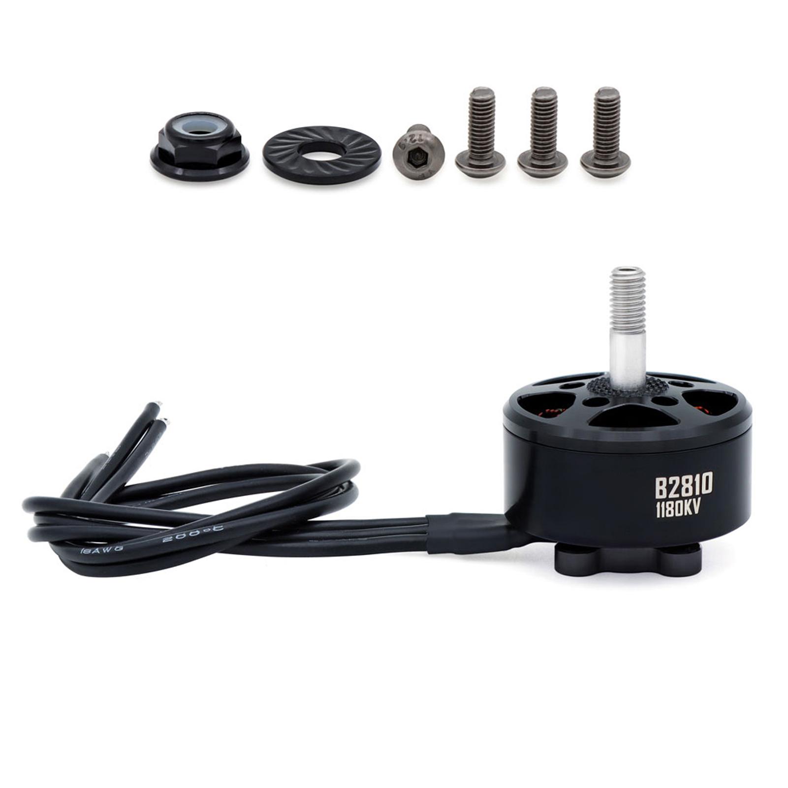 

14 Pole Brushless Motor with M5 Shaft, 18AWG Silicone Wire 250mm for RC FPV Quadcopter 1180KV