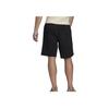 Adidas Solid Color Lace-Up Letter Print Shorts Men Shorts Black HB6590-BLACK