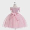 2025 European & American Mesh Princess Catwalk Flower Girl Dress