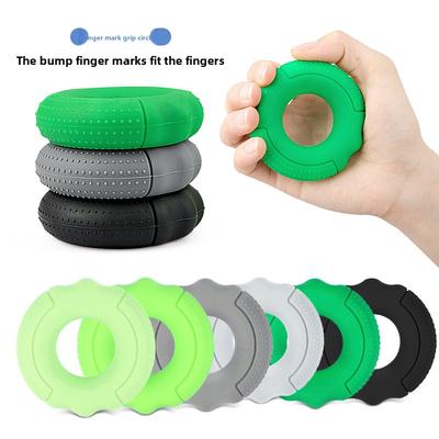 Mikro-Punktmatrix Fingermarkierung, Silikon-Griffring, Noppenmassage, Dekompressions-Finger-Handgelenk-Krafttraining, Sport-Fitnessring