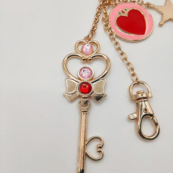 Sailor Moon Bag Charm Space-Time Key (Chibiusa) 20th Anniversary Official Bandai Released Japan Limited Authentic Collectible Rare