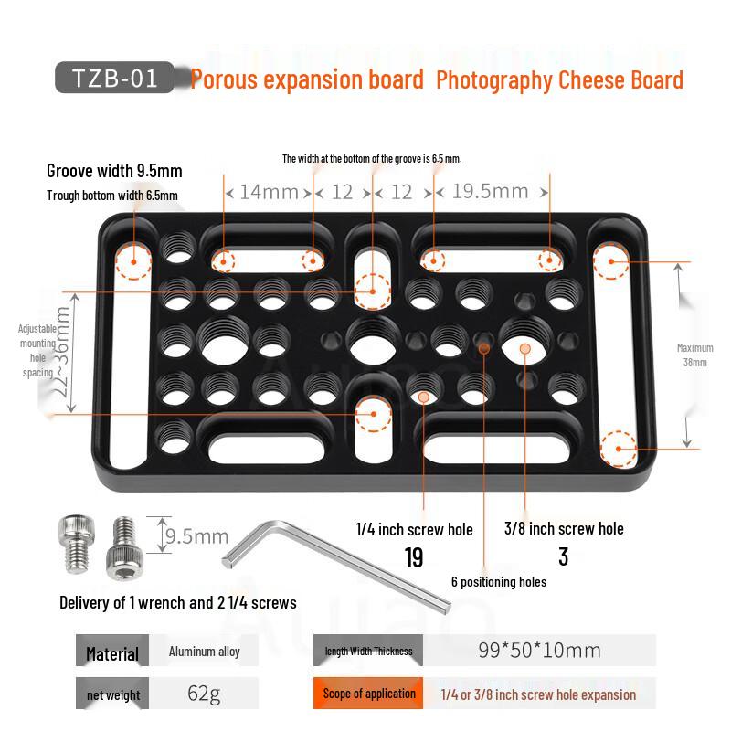TEXIAN Multi-Hole Camera Cheese Plate