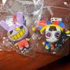 Nuevos Hots 10cm Pamuni El Increíble Circo Digital Serie de Llaveros de Peluche Muñeco Suave de Algodón Lindo Decoración de Escritorio Colección Regalos