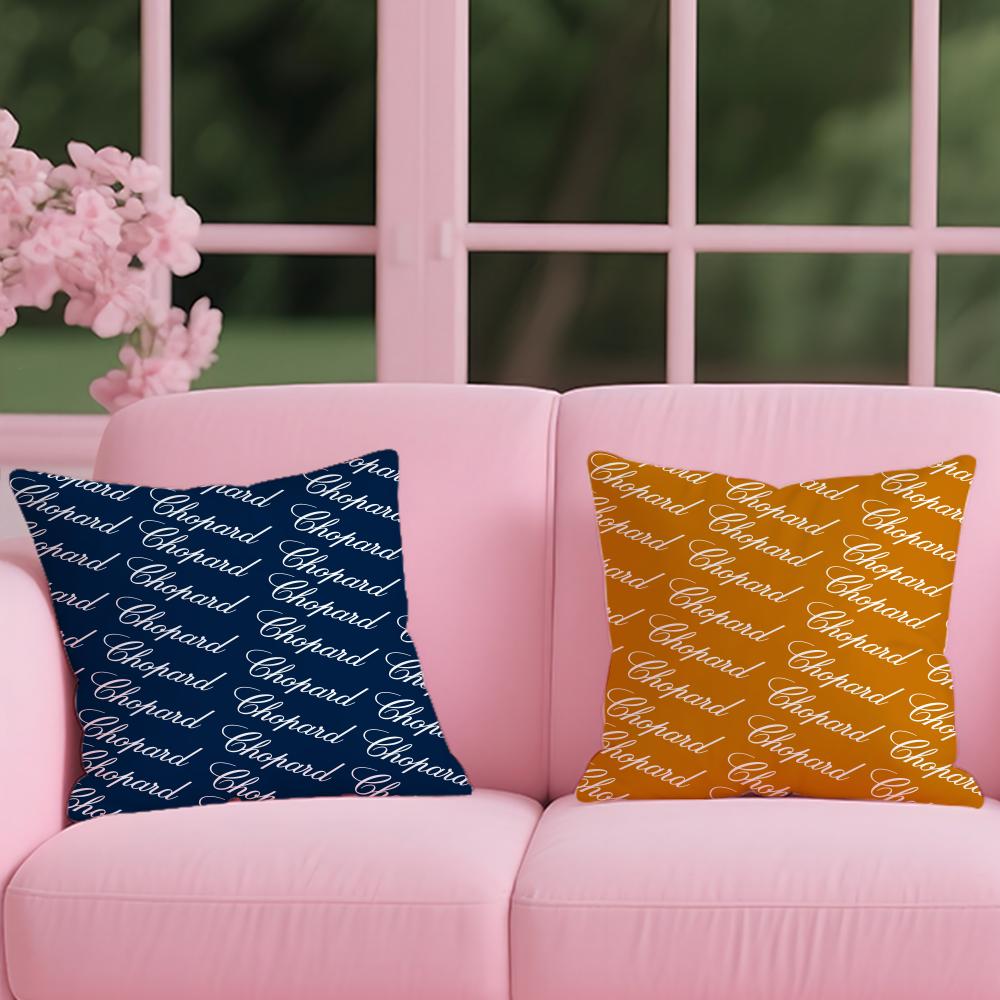Chopard Cushion Cover Reversible Plush Pillow Cover – For car, sofa, bedroom, perfect as a gift.
